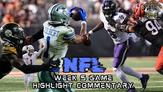 Craziest Week of the 2024 NFL Season  2024 NFL Week 5 Game Highlight Commentary [upl. by Mueller]