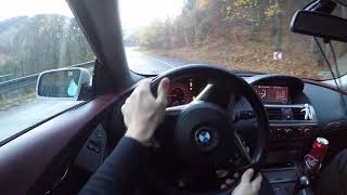 Drift  BMW 645 Ci SMG POV Driving Video [upl. by Ruenhcs]