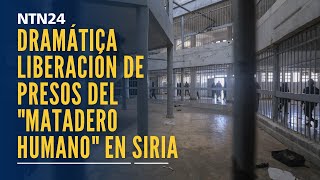 La dramática liberación de cientos de presos en la cárcel más temida de Siria [upl. by Evelina]