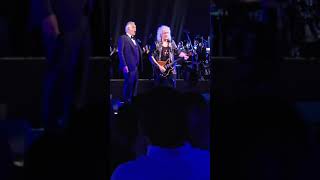 In live Andrea Bocelli amp Brian May sing Who Wants to Live Forever teatrodelsilencio 2024 [upl. by Airdnalahs]