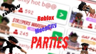 Roblox MeepCity parties [upl. by Medora]