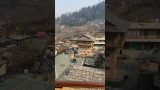 Naggar Castle valley view from Mountain manali naggar mountains travel explore himachal [upl. by Zilber]