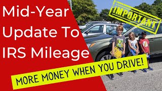 2022 IRS Mileage Rate Update [upl. by Afas334]