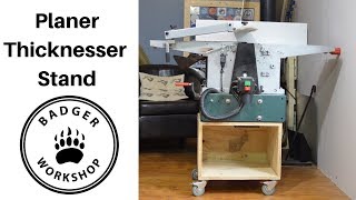 Planer Thicknesser Stand [upl. by Essila]