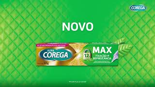 Novo Ultra Corega Max Fixação  Refrescância [upl. by Veats322]