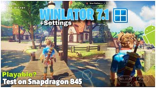 Oceanhorn 2 Knight of the Lost Realm Android Gameplay  Winlator 71  Tested on Snapdragon 845 [upl. by Latty]