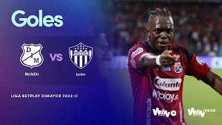 Medellín vs Junior goles  Liga BetPlay Dimayor 20232  Final  Vuelta [upl. by Voe]