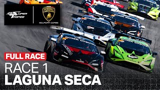 Race 1 – 2024 Lamborghini Super Trofeo At WeatherTech Raceway Laguna Seca [upl. by Dorelia726]