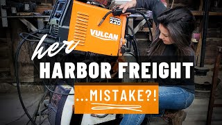 HARBOR FREIGHT Vulcan OmniPro 220  Unbox and Review [upl. by Hosea]