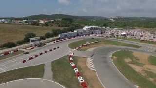 Vista aérea del circuito de karts de Karting Vendrell [upl. by Alek]