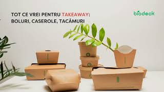 Tot ce vrei pentru takeaway Alege biodeck [upl. by Nosyk641]