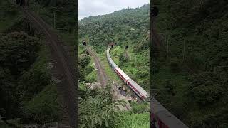 Best Train View Kasara Ghat train railway trending shorts ytshorts travel nature [upl. by Ignacio]