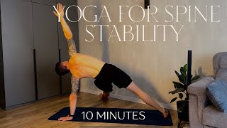 10Minute Yoga for Back amp Joint Stability  Strengthen and Protect Your Body [upl. by Holihs846]