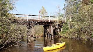 Kayaking Bearskin Creek [upl. by Pouncey168]