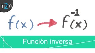 ✅ Como obtener la función inversa │ algebraica [upl. by Kevon]