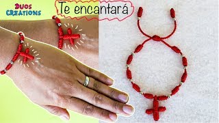 como hacer esta hermosa pulsera de hilo muy facil y rapido  tutorial 2019 diy [upl. by Igic843]