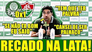 COLETIVA DE ABEL FERREIRA APÓS PALMEIRAS X FLUMINENSE [upl. by Bibbie]