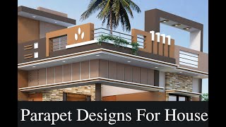 Ground Floor House With Beautiful Parapet Designs  Modern Parapet Wall Designs  Beautiful Parapet [upl. by Hannej523]