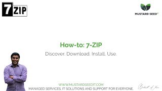 How to download install and use 7Zip FREE archiving software [upl. by Eerehs]