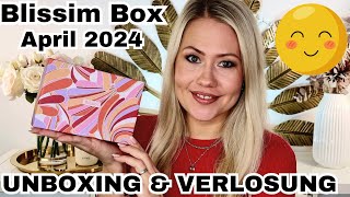 Blissim Box April 2024  Unboxing amp Verlosung [upl. by Ataner323]