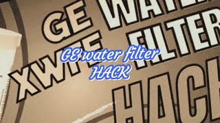 GE WATER 💦 FILTER HACK [upl. by Gayner464]