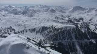 La Plagne  Station de sports dhiver  Savoie France [upl. by Nnep]