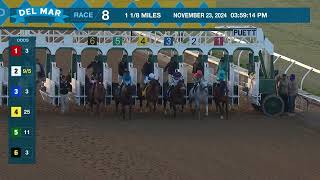 Skinner wins the Native Diver Stakes GIII race 8 at Del Mar 112324 [upl. by Durand]