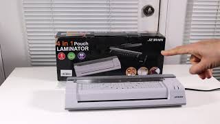 JZBRAIN ❤️ 13quot Thermal Laminator  Review ✅ [upl. by Airottiv]