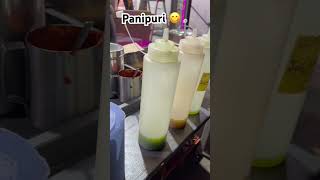 Sweet pani or spicy hot pani 😋panipuri indianstreetfood indianfood streetfood panipurilovers [upl. by Liakim]