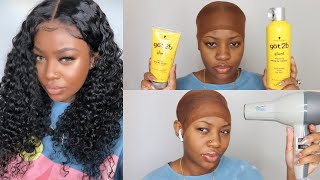 Bald Cap Stocking Cap Method  Eayon Hair [upl. by Laverne]