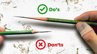 How to Sharpen a Pencil The BEST Techniques amp Tools [upl. by Blayne]