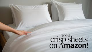 Top 5 Best Crisp Sheets On Amazon Reviews in 2024 [upl. by Alekat757]