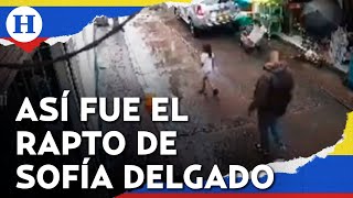 Caso Sofía Delgado Así fue el momento exacto del rapto de la niña de 12 años en Colombia [upl. by Kemp98]