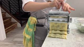 How to Make Ravioli with Marcato Atlas 150 amp Ravioli Attachment [upl. by Antonietta64]