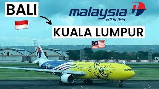 Does premium economy exist Malaysia Airlines A330300 Bali DPS to Kuala Lumpur KLIA [upl. by Elsie]