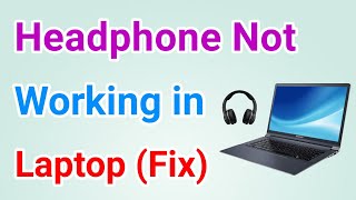 Headphone not working in laptop  Fix Headphone not working problem in laptop  in Hindi [upl. by Plumbo]