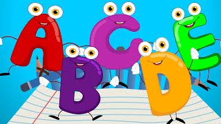 Five Little Alphabets  Nursery Rhymes For Babies  Cartoon Videos For Children by Kids Tv [upl. by Idnahs592]