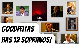 GOODFELLAS has 12 SOPRANOS actors  CLIP [upl. by Leruj919]