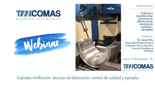 Webinar TMCOMAS Cojinetes Antifricción [upl. by Alimrahs]