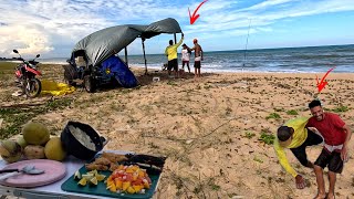 ACAMPAMENTO COM BRENO FOI UMA EXPLOSÃO DE PEIXES GIGANTES no final da tarde veja o que aconteceu [upl. by Ferris]