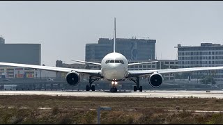 Delta Airlines Boeing 767332ER Takeoff – LAX July 11 2024 [upl. by Gish]