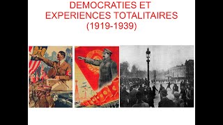 Prépa Brevet Démocraties et expériences totalitaires 19191939 [upl. by Arber]