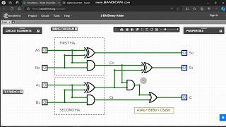 2Bit Binary Adder [upl. by Burnaby292]