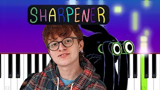 Cavetown  Sharpeners Calling Me Again ft Kina Piano tutorial [upl. by Enelyw]