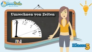 Zeiten umrechnen  Sekunden Stunden Tage  Klasse 5 ★ Wissen [upl. by Eugeniusz]