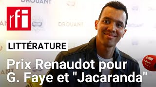 Gaël Faye prix Renaudot 2024 pour son roman «Jacaranda» • RFI [upl. by Ettennaj]