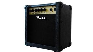 UnboxingReview Amplificador de BAJO Ross 15b 15 Watts [upl. by Fotinas]