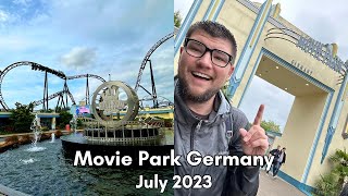 Movie Park Germany Vlog  Epic Europe Theme Park Road Trip  July 2023 [upl. by Weeks]