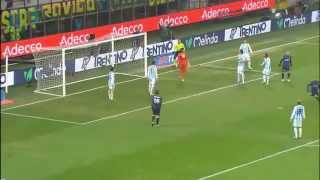 Inter  Pescara 20 Sky HD Highlights Ampia Sintesi 13012013 [upl. by Laughlin]