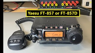 TA0369 Yaesu FT857 vs FT857D  D or non D Lets find out [upl. by Nylram693]